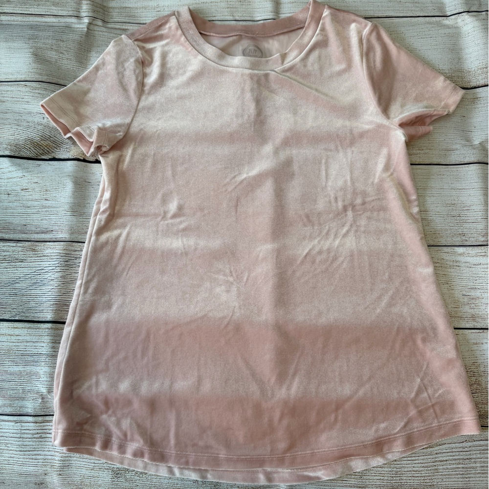 Maurices Light Pink Short Sleeve Tee